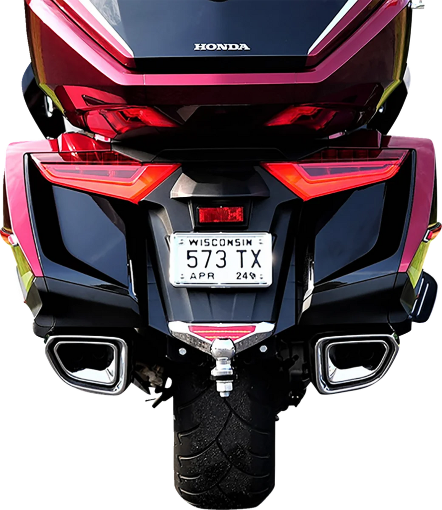 Show Chrome Lower Trim Light - Rear Fender - Chrome - GL1800 - Side View