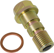 Load image into Gallery viewer, Show Chrome Magnetic Oil Drain Plug - Can-Am/Honda/Yamaha - Side View