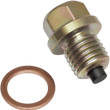 Load image into Gallery viewer, Show Chrome Magnetic Oil Drain Plug - Honda/Kawasaki/Victory - Main Product View