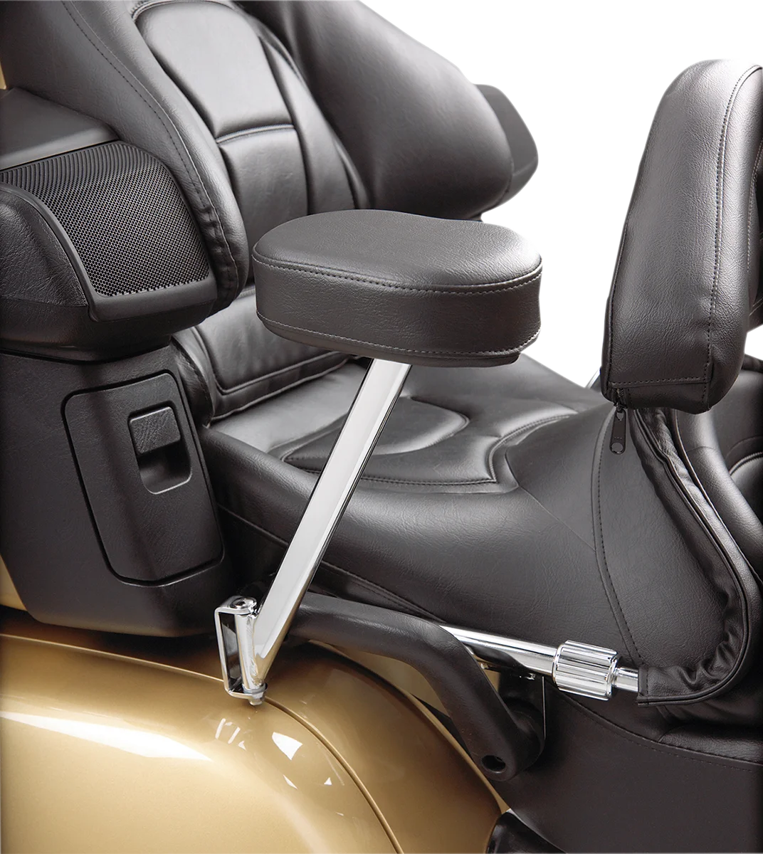Show Chrome Passenger Armrest - GL1800 - Back View