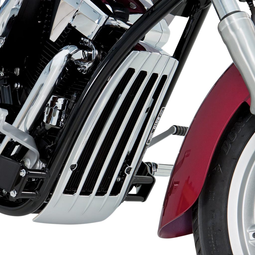 Show Chrome Radiator Grille - Chrome - Honda - Side View