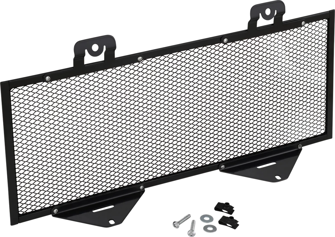 Show Chrome Radiator Grille - Mesh - Can-Am - Installation View