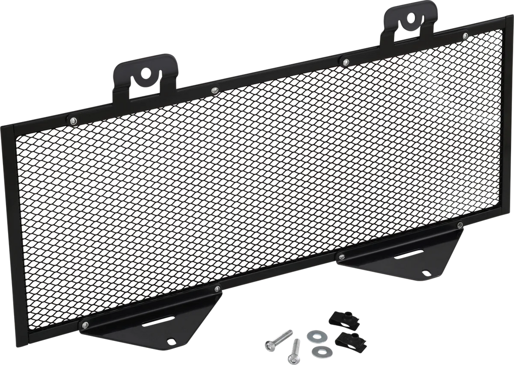 Show Chrome Radiator Grille - Mesh - Can-Am - Installation View