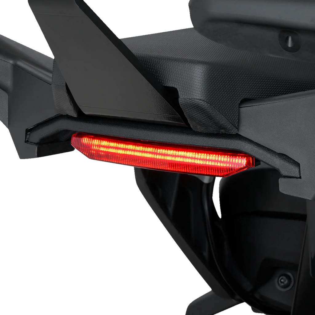 Show Chrome Rear Light - Red Lens - Ryker - Back View