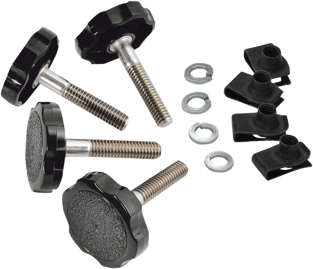 Show Chrome Saddlebag Fasteners - HD/Victory '96-'23 - Main Product View