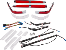 Load image into Gallery viewer, Show Chrome Saddlebag LED Molding Inserts - '01-'10 GL1800 - Main Product View