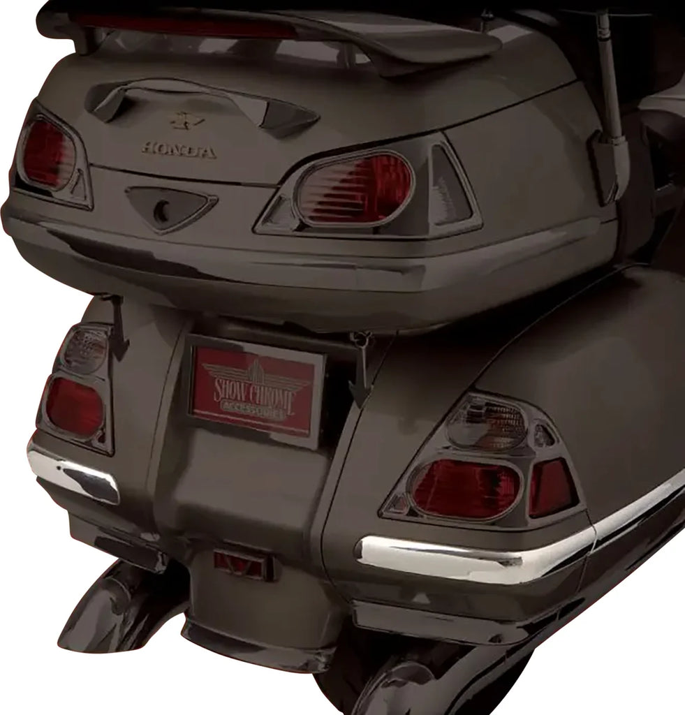 Show Chrome Saddlebag Molding Inserts - Chrome - GL1800 - Main Product View