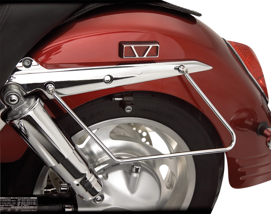 Show Chrome Saddlebag Stays - VTX13/18 - Side View