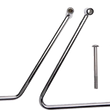 Load image into Gallery viewer, Show Chrome Saddlebag Stays - VT1100 - Back View