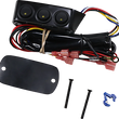 Load image into Gallery viewer, Show Chrome Switch Block Assembly - Brake Side - Black - Main Product View