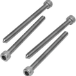 Load image into Gallery viewer, Show Chrome Tapered Seat Bolt Set - Side View