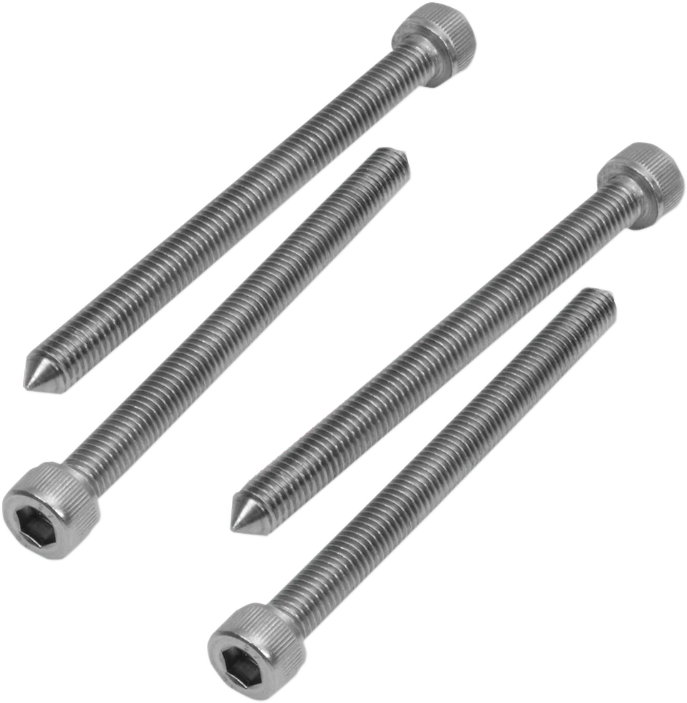 Show Chrome Tapered Seat Bolt Set - Side View