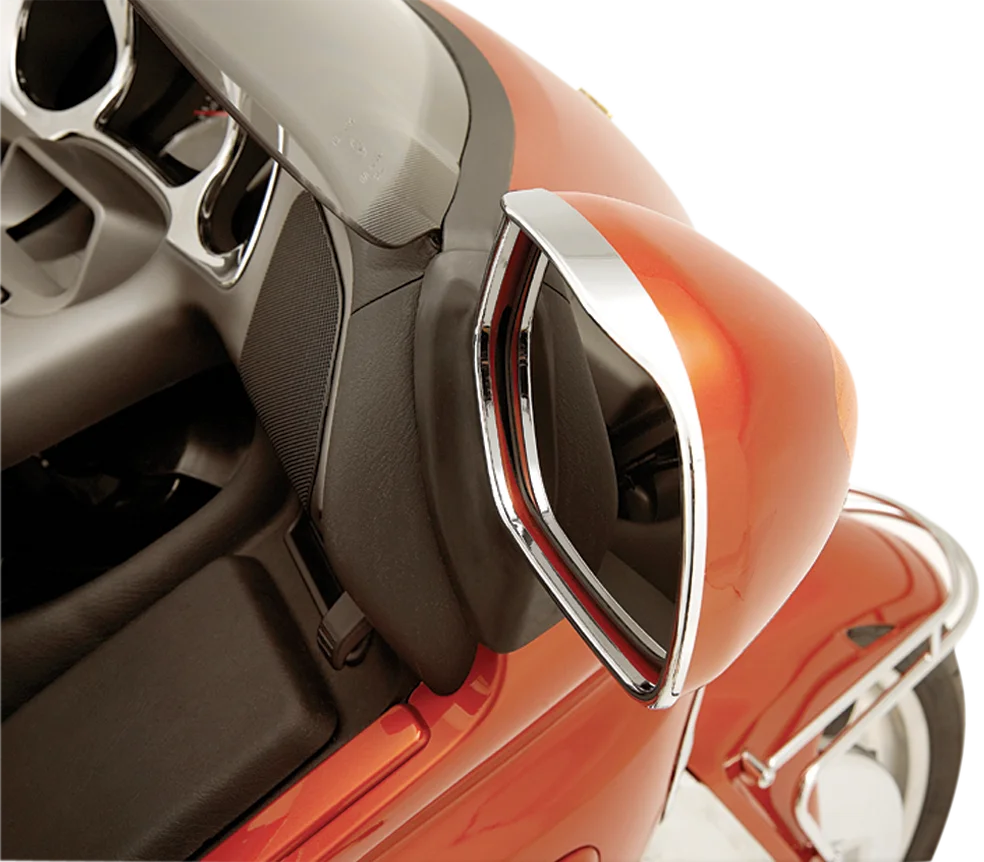 Show Chrome Trim - Mirror - Visored - Chrome - Side View