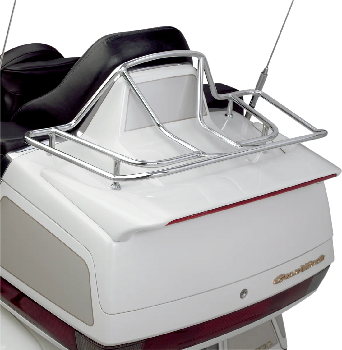 Show Chrome Trunk Luggage Rack - Chrome - Side View