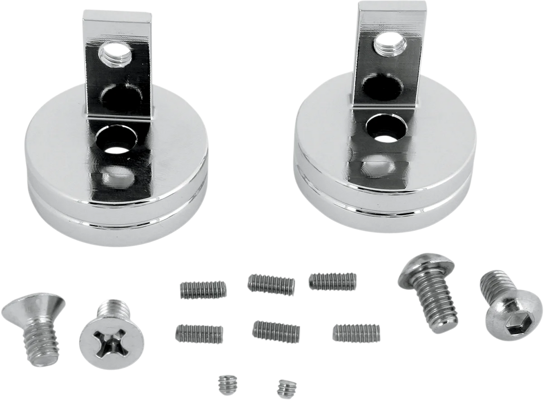 Show Chrome Turn Signal Relocation Adapter Kit - Side View
