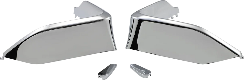Show Chrome Upper Fairing Trim - Chrome - Installation View