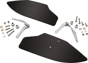 Show Chrome Upper Wind Deflectors - GL 1800 - Main Product View