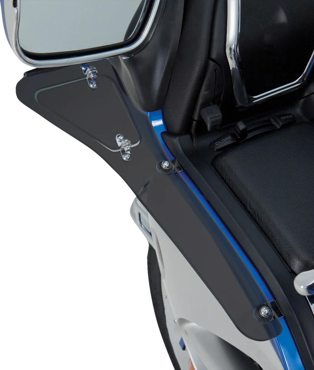 Show Chrome Upper Wind Deflectors fits GL 1800 - Side View
