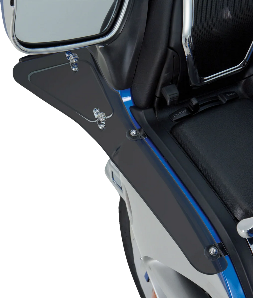 Show Chrome Upper Wind Deflectors fits GL 1800 - Side View