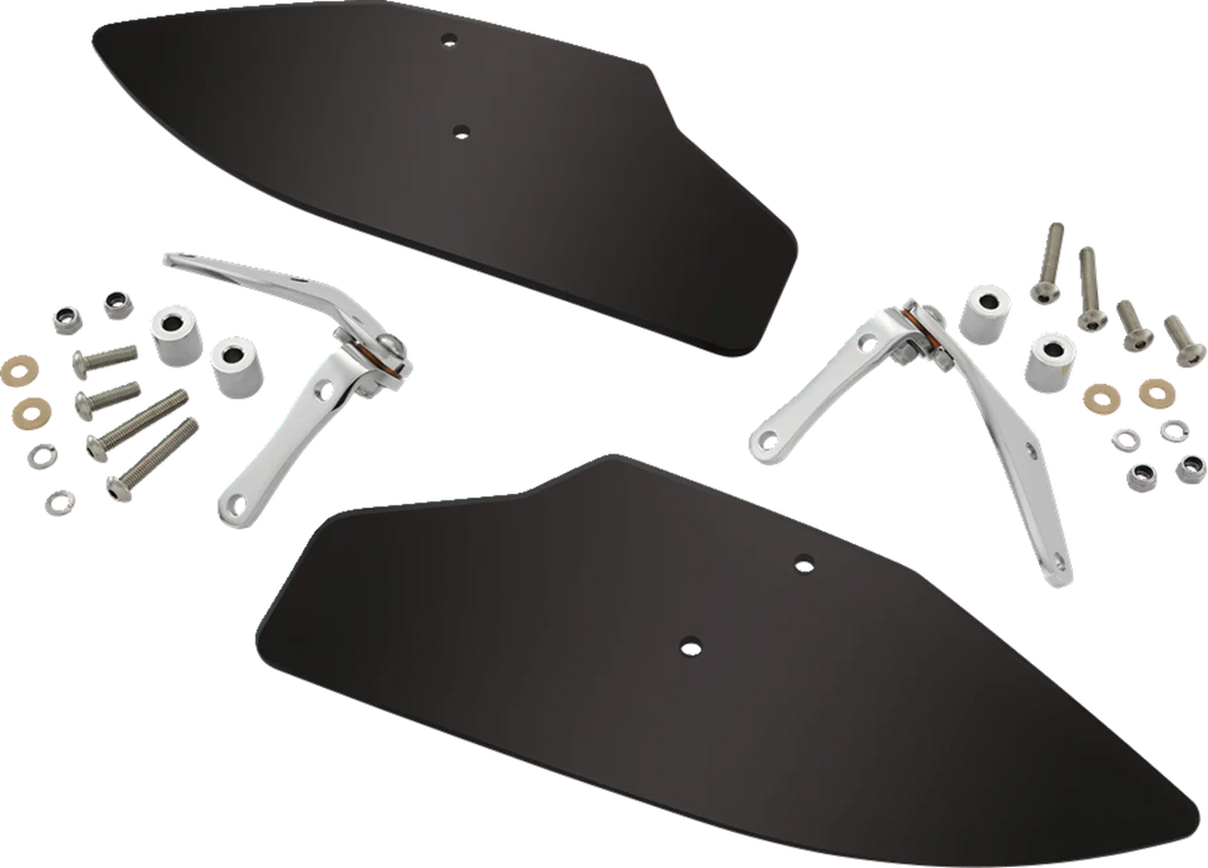 Show Chrome Upper Wind Deflectors fits GL 1800 - Detail View