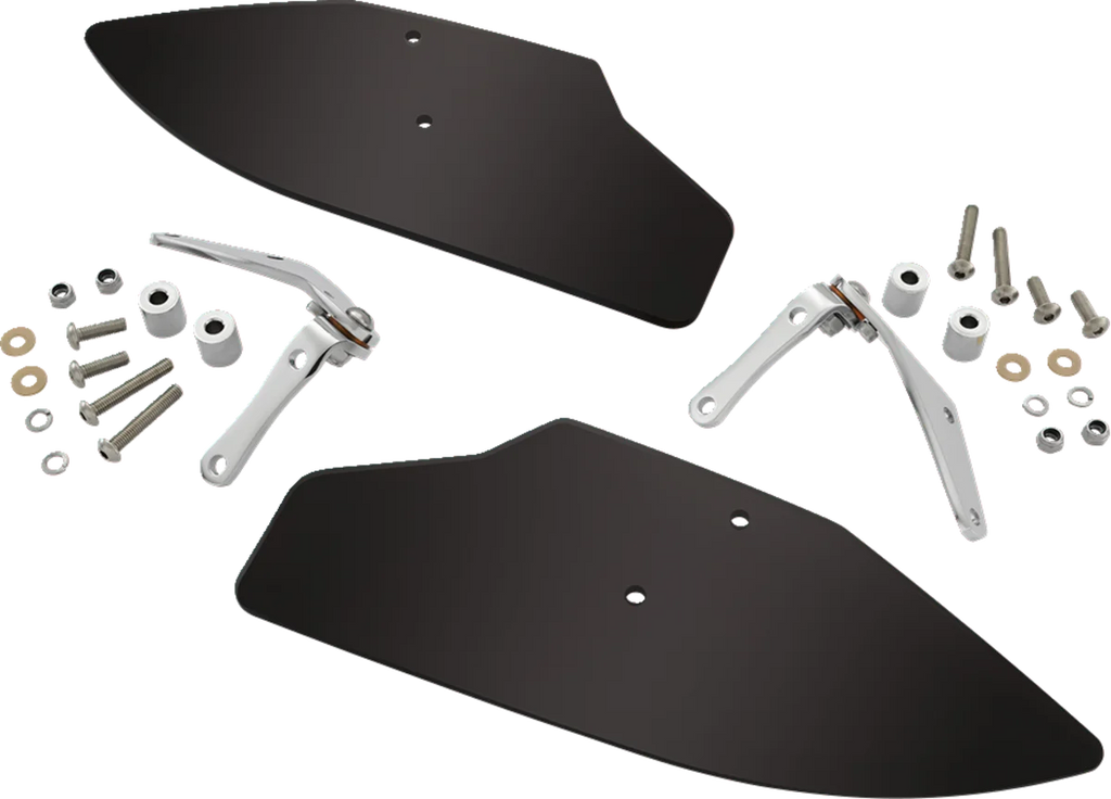 Show Chrome Upper Wind Deflectors fits GL 1800 - Detail View