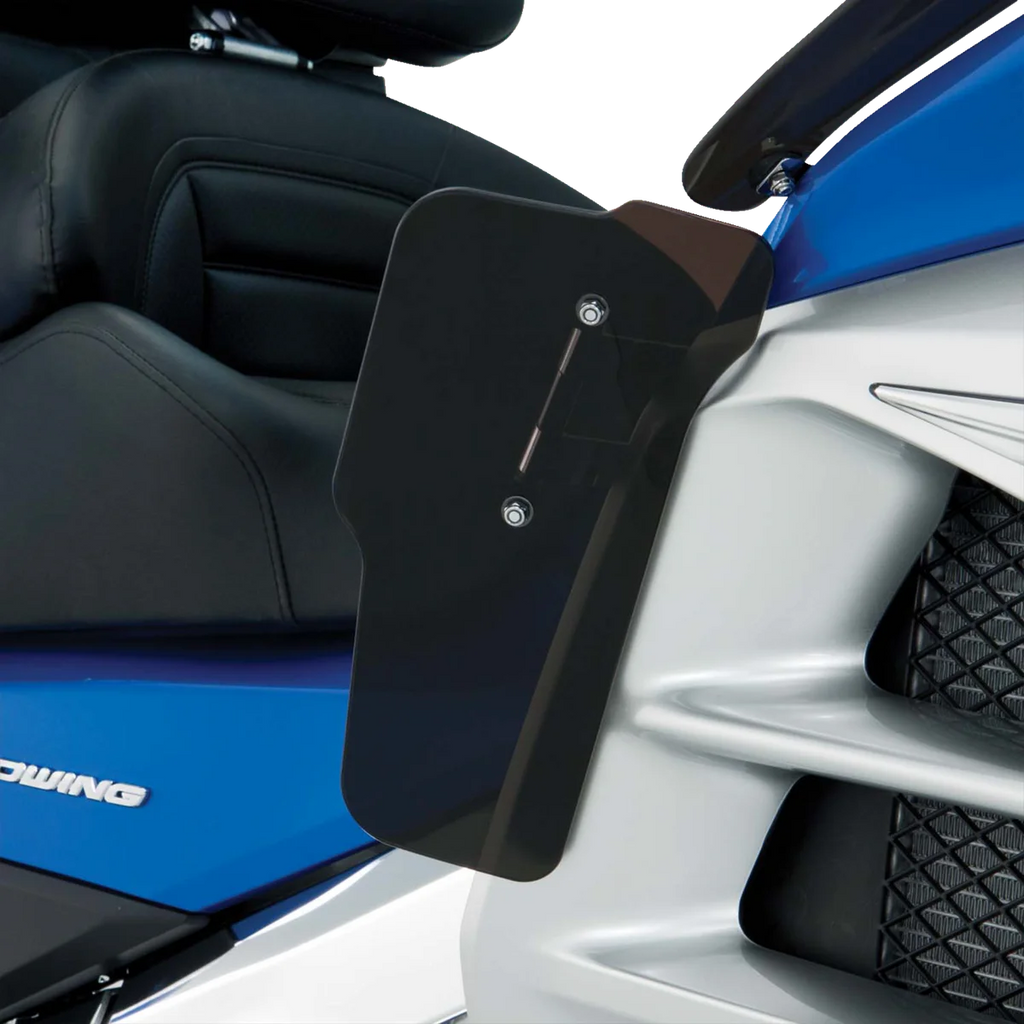 Show Chrome Wind Deflector - Smoke - GL1800 - Side View