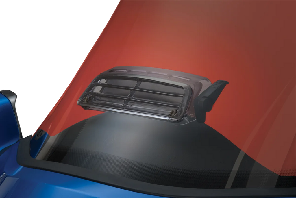 Show Chrome Windshield Vent - Tinted - GL1800 - Side View
