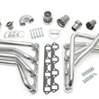 Load image into Gallery viewer, Silver Long-Tube Headers for '80-96 Ford 2WD/4WD F150 Truck, Bronco w/302 (5.0L) Hedman Hedders - Main Product View