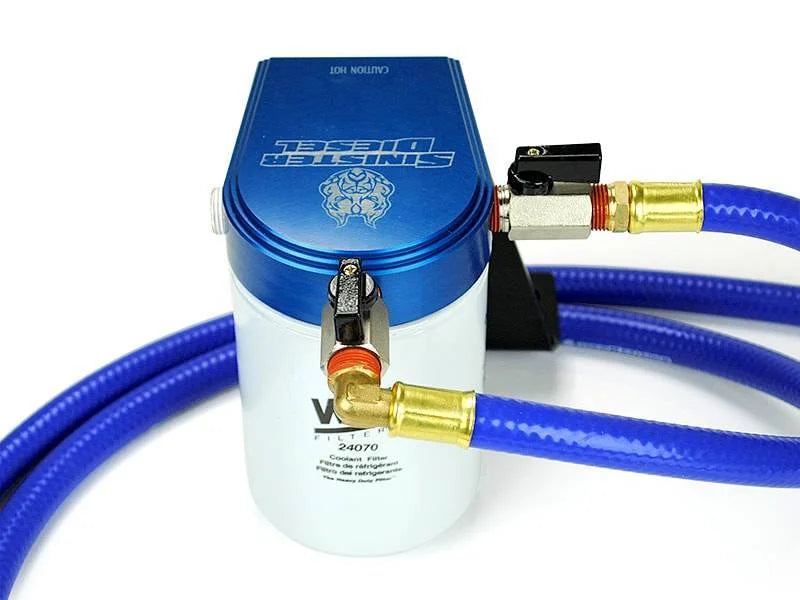 Sinister Diesel 01-10 Chevy/GMC Duramax Coolant Filtration System - Installation View