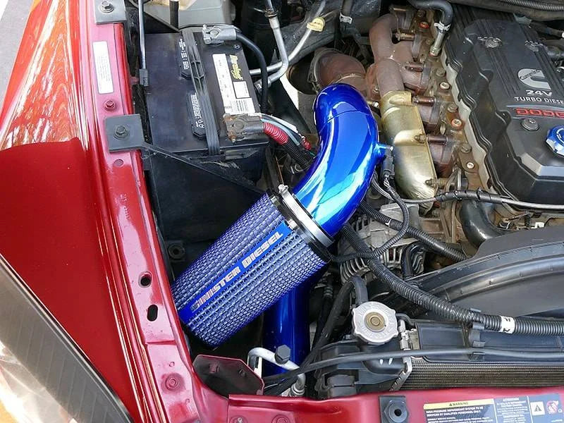 Sinister Diesel 03-07 Dodge Ram Cummins 5.9L Cold Air Intake - Installation View