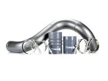 Load image into Gallery viewer, Sinister Diesel 03-07 Ford 6.0L Powerstroke Cold Side Charge Pipe (Gray) - Back View