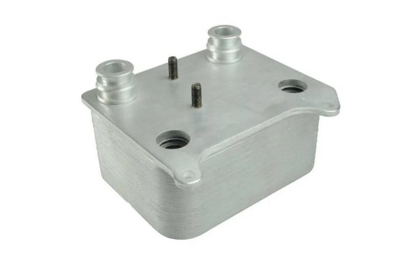 Sinister Diesel 03-07 Ford Powerstroke 6.0L Oil Cooler Kit (Includes Gaskets & O-Rings) - Installation View