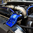 Load image into Gallery viewer, Sinister Diesel 03-07 Ford Powerstroke 6.0L Radiator Support Bracket - Back View