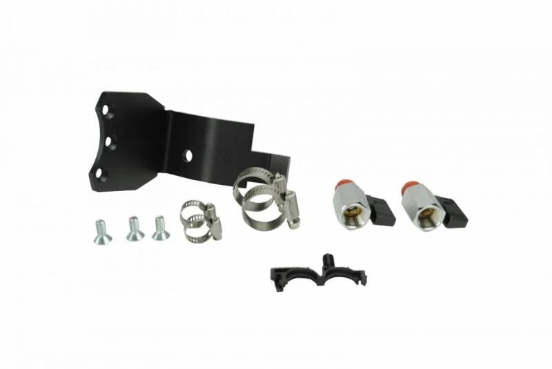 Sinister Diesel 03-07 Ford Powerstroke 6.0L w/ Wix (Round) Coolant Filtration System - Installation View