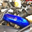 Load image into Gallery viewer, Sinister Diesel 2008-2010 Ford 6.4L Powerstroke Hot Side Charge Pipe - Back View