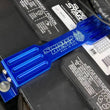 Load image into Gallery viewer, Sinister Diesel 2011+ Ford Powerstroke 6.7L Battery Hold Down - Back View