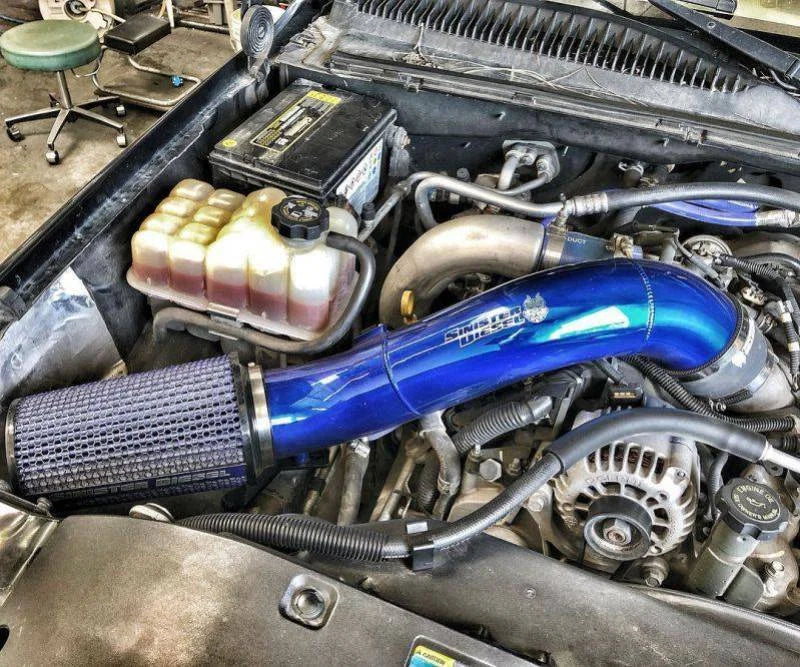 Sinister Diesel Cold Air Intake 01-04 Chevy / GMC Duramax 6.6L LB7 - Back View