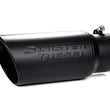 Load image into Gallery viewer, Sinister Diesel Universal Black Ceramic Coated Stainless Steel Exhaust Tip (4in to 5in) - Main Product View