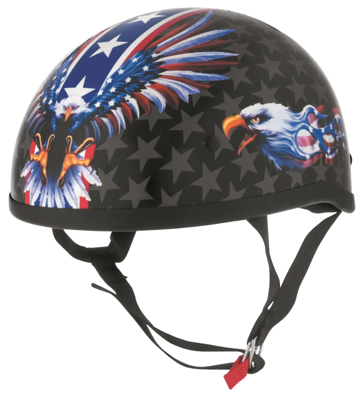 Skid Lids Flame Eagle Original Helmet - XL - Side View