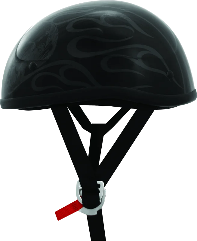 Skid Lids Ghost Skull Flames Helmet - Medium