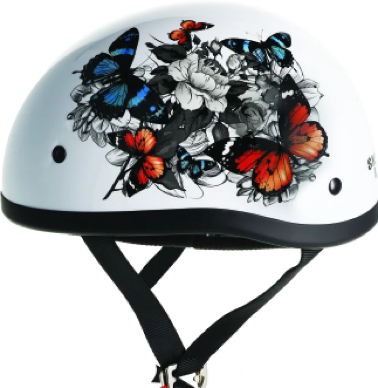 Skid Lids White Rose Original Helmet - XL