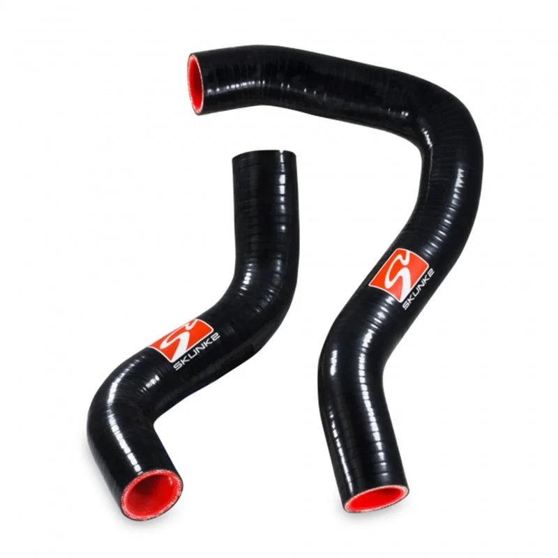 Skunk2 02-05 Honda Civic Si Radiator Hose Kit (Blk/Rd 2 Hose Kit) - Detail View