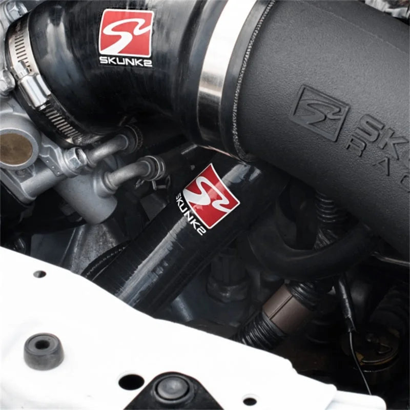 Skunk2 12-3 Honda Civic Si Radiator Hose Kit - Installation View