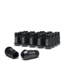 Load image into Gallery viewer, Skunk2 12 x 1.5 Forged Lug Nut Set (Black Series) (16 Pcs.) - Back View