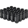 Load image into Gallery viewer, Skunk2 12x1.25 Forged Lug Nut - Black (Set of 20) - Side View