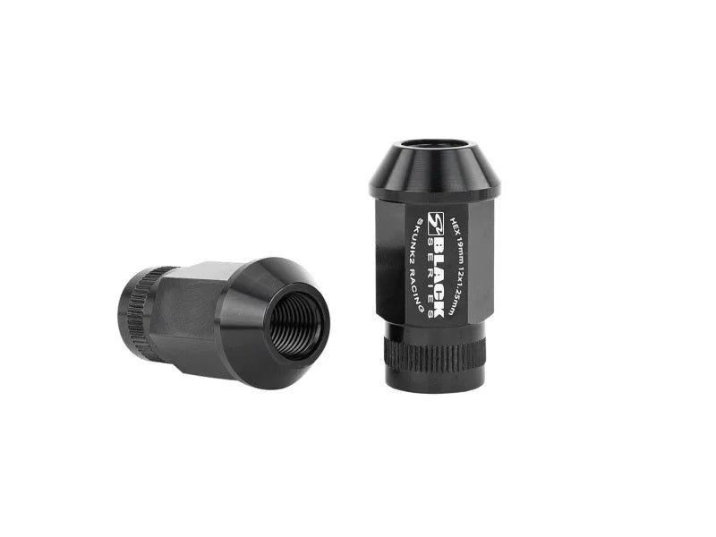 Skunk2 12x1.25 Forged Lug Nut - Black (Set of 20) - Installation View
