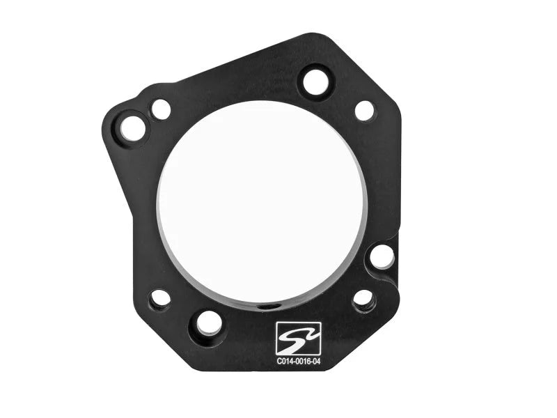 Skunk2 72mm PRB Flange to RBC Pattern Throttle Body Adapter - 1/8in NPT Port - Back View