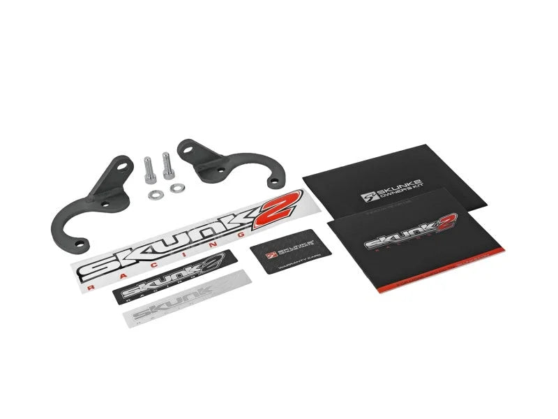Skunk2 88-00 Honda Civic/Del Sol/94-01 Acura Integra Front Upper Strut Tower Bar (Black Series) - Installation View