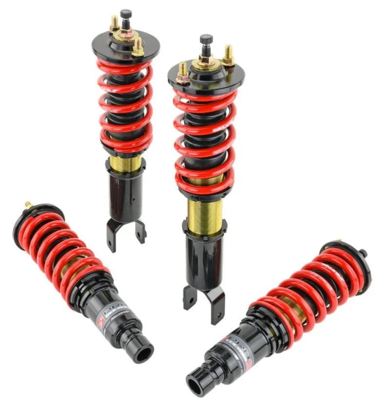 Skunk2 88-91 Honda Civic/CRX Pro-ST Coilovers (Front 10 kg/mm - Rear 8 kg/mm) - Side View