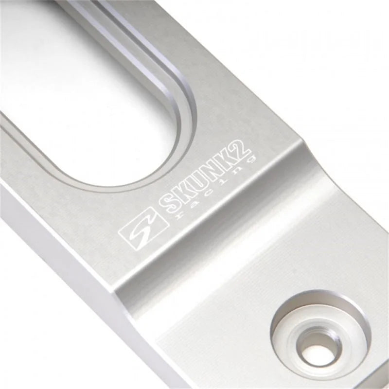 Skunk2 92-00 Honda Civic/94-01 Acura Integra Billet Battery Tiedown - Installation View